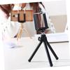 OSALADI 2pcs Retractable Mini Tripod for Mobile Phones Compact Section Photography Stand for Smartphones and Small Digital Cameras for Desktop and Outdoor Use Black view 2