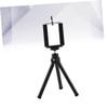 OSALADI 2pcs Retractable Mini Tripod for Mobile Phones Compact Section Photography Stand for Smartphones and Small Digital Cameras for Desktop and Outdoor Use Black view 3