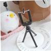 OSALADI 2pcs Retractable Mini Tripod for Mobile Phones Compact Section Photography Stand for Smartphones and Small Digital Cameras for Desktop and Outdoor Use Black view 4