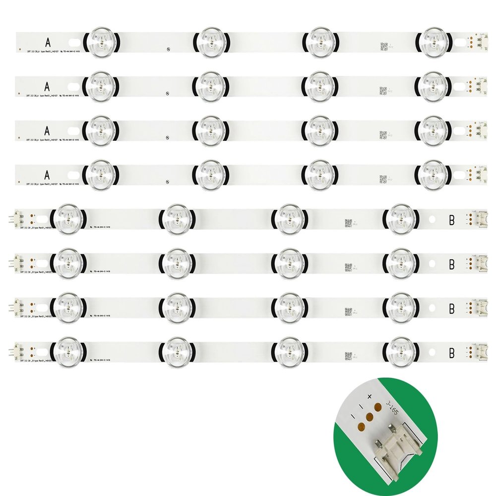 OVOPARTY LED Strips for 390HVJ01 lnnotek DRT 3.0 39" 39LB5610 39LB561V 39LB5800 39LB561F DRT3.0 39LB5700 39LB650V 39LB565V