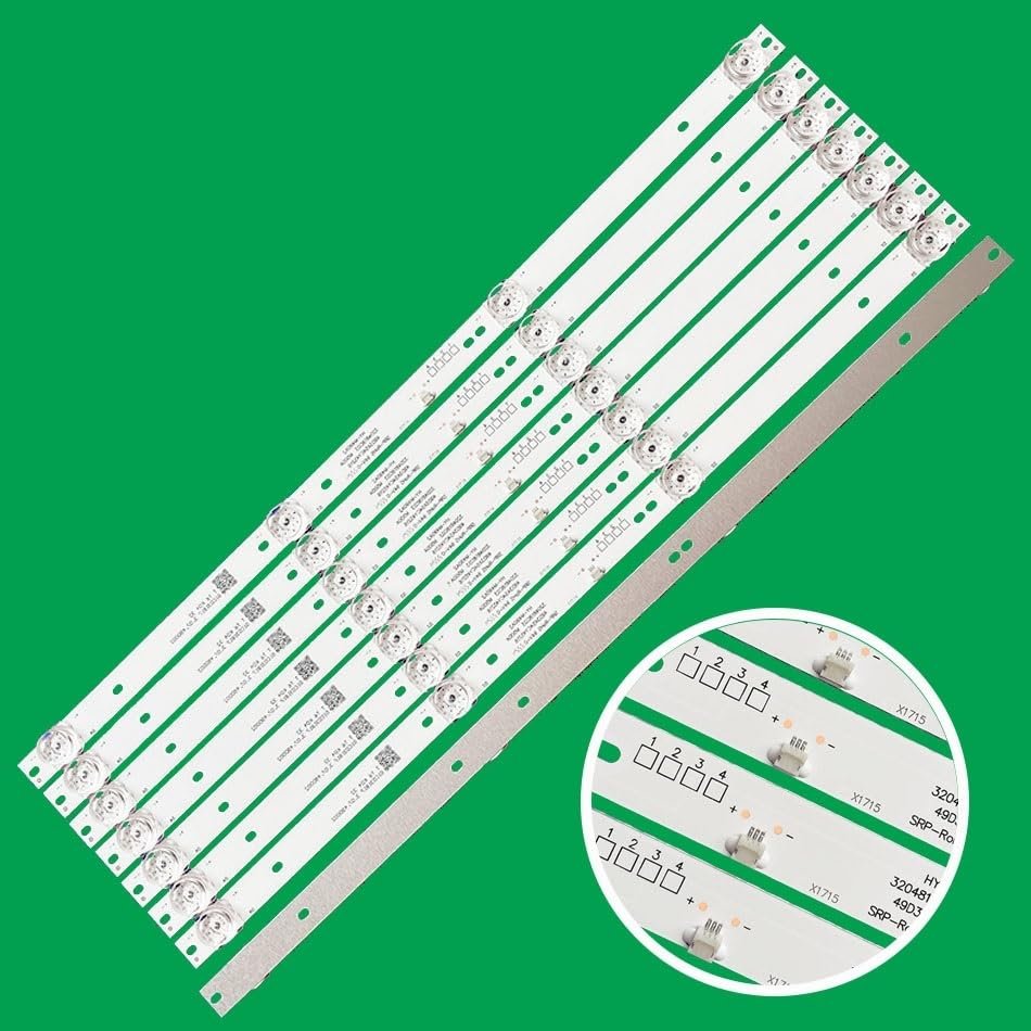OVOPARTY 8pcs 450mm 3v LED Backlight Strip for CV50UI-T01 HY-M490A2 3204818C03 W5050A MX50 SAHPR 50S