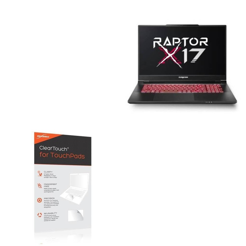 BoxWave Touchpad Protector Compatible with Eurocom Raptor x17 - ClearTouch for Touchpad (2-Pack), Pad Protector Shield Cover Film Skin