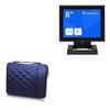 BoxWave Case Compatible with Beetronics 8TSV7M - Quilted Carrying Bag, Soft Synthetic Leather Cover w/Diamond Design - Navy view 1