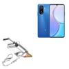 BoxWave Adapter Compatible with Wiko Hi Enjoy 60s - Micro SD Card miniReader, USB Type-C OTG Reader USB3.0 Adapter Keychain - Metallic Silver view 1