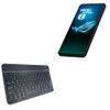 BoxWave Keyboard Compatible with ASUS ROG Phone 8 - SlimKeys Bluetooth Keyboard, Portable Thin with Chiclet-Style Keys - Jet Black view 1