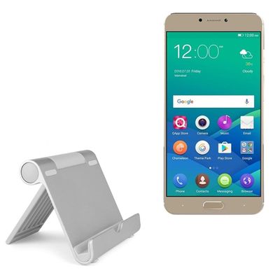 BoxWave Stand and Mount Compatible with QMobile Noir Z14 - VersaView Aluminum Stand, Portable, Multi Angle Viewing Sturdy