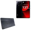 BoxWave Keyboard Compatible with Xiaomi 13T Pro - SlimKeys Bluetooth Keyboard, Portable Thin with Chiclet-Style Keys - Jet Black view 1