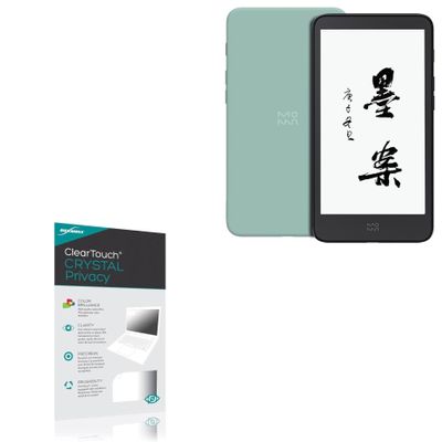 BoxWave Screen Protector Compatible with Xiaomi Moaan InkPalm 5 - ClearTouch Crystal Privacy (2-Pack), Privacy Screen Protector Flexible Film Clear