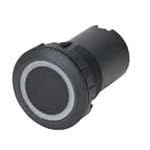 Idec CW1H-DM1NGR-C, Touchless Pushbutton Switch, 22mm Black, IR LED Source, Diffuse Reflective Detect Mode, Without Timer