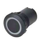 Idec CW1H-DM1NGR-C, Touchless Pushbutton Switch, 22mm Black, IR LED Source, Diffuse Reflective Detect Mode, Without Timer