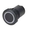 Idec CW1H-DM1NGR-C, Touchless Pushbutton Switch, 22mm Black, IR LED Source, Diffuse Reflective Detect Mode, Without Timer view 1