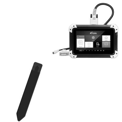 BoxWave Stylus Pouch Compatible with XTool X100PAD Plus (7 in) - Stylus PortaPouch, Pen Stylii Holder Carrier Portable Self-Adhesive - Jet Black