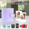 2Packs 52 Pockets Mini Photo Album for Fujifilm Instax Mini Instant Film(Black+Purple) view 4