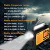 XHDATA D608WB Emergency Radio Hand Crank Weather Radio FM/AM/SW/NOAA Alert Portable Radio, Bluetooth MP3, USB/Solar/Hand Crank Charging, Flashlight, Reading Lamp and SOS Alarm view 2