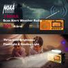 XHDATA D608WB Emergency Radio Hand Crank Weather Radio FM/AM/SW/NOAA Alert Portable Radio, Bluetooth MP3, USB/Solar/Hand Crank Charging, Flashlight, Reading Lamp and SOS Alarm view 3