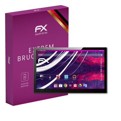 atFoliX Plastic Glass Protective Film compatible with Cytem SMF-270-AIO-V4, 9H Hybrid-Glass FX Screen Protector