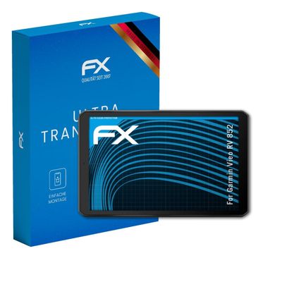 atFoliX Screen Protection Film compatible with Garmin Vieo RV 852 Screen Protector, ultra-clear FX Protective Film (3X)