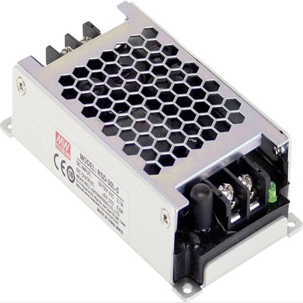 Mean Well RSD-30G-5 30W Reliable Railway DC-DC Converter RSD-30G 5V/6A