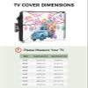 Blue Truck Easter Outdoor TV Cover 36-39 Inch Weatherproof, Oxford Heavy Duty Waterproof Outside Flat Screen TV Cover Protector for Television Outdoor Accessories Pink Spring Floral Eggs Botanical view 2