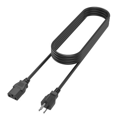 XHJTWOPY 6ft/1.8m UL Listed AC Power Cord Outlet Socket Cable Plug Lead for Behringer B3031A Truth Active Ribbon Studio Reference Monitor