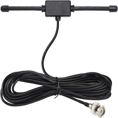 Woostars 16 feet/5m VHF UHF Car Truck Police Scanner Adhesive Mount Antenna Vehicle Ham Radio Amateur Radio Mobile Scanner BNC Male Dipole Antenna