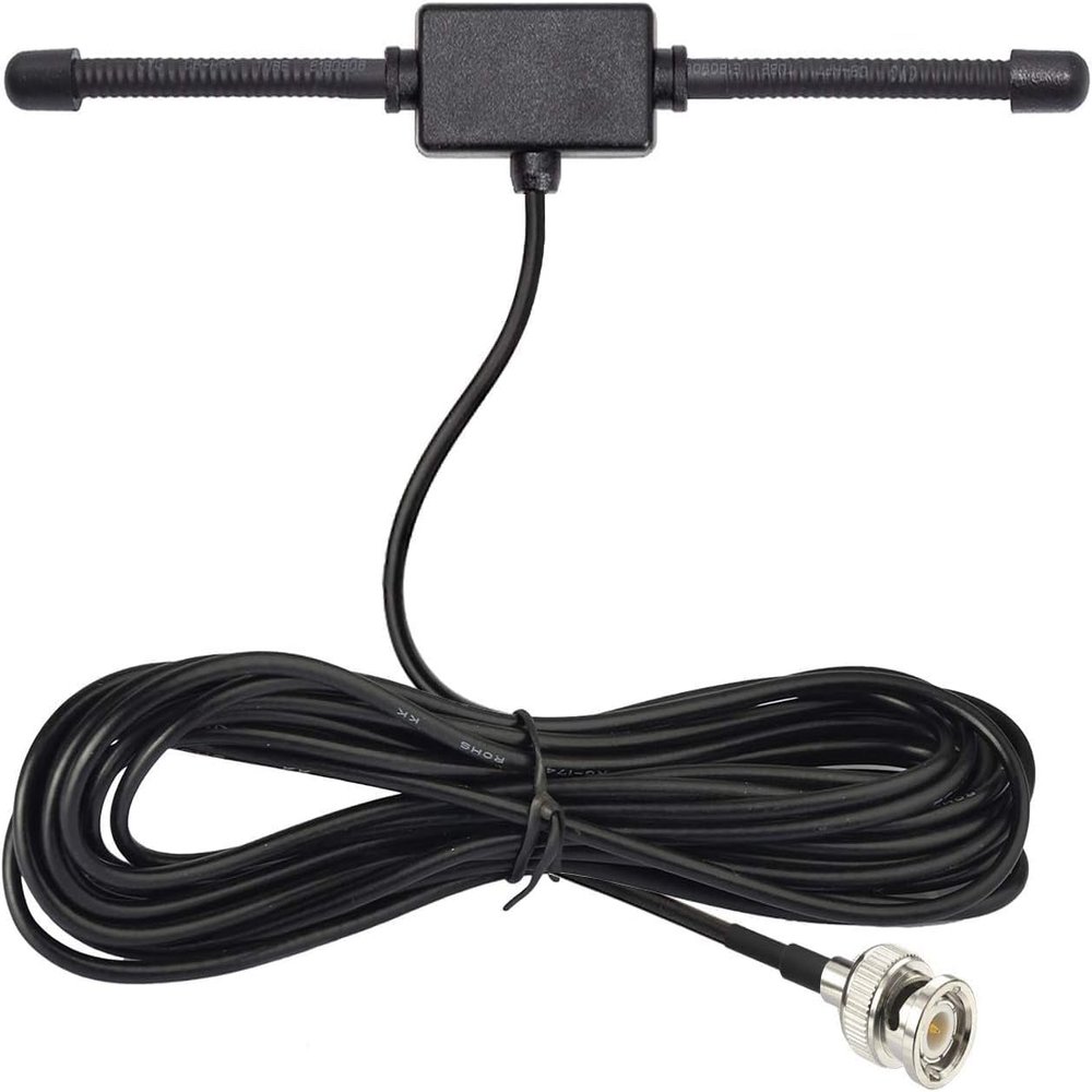Woostars 16 feet/5m VHF UHF Car Truck Police Scanner Adhesive Mount Antenna Vehicle Ham Radio Amateur Radio Mobile Scanner BNC Male Dipole Antenna