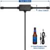 Woostars 16 feet/5m VHF UHF Car Truck Police Scanner Adhesive Mount Antenna Vehicle Ham Radio Amateur Radio Mobile Scanner BNC Male Dipole Antenna view 2
