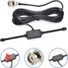 Woostars 16 feet/5m VHF UHF Car Truck Police Scanner Adhesive Mount Antenna Vehicle Ham Radio Amateur Radio Mobile Scanner BNC Male Dipole Antenna view 3