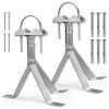 SS304 Antenna Wall Mount 9 Inch Tall Heavy-Duty Stand Off Wall Mast Mount Windproof Antenna Mounting Bracket view 1