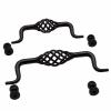 1Pcs Black Handle Single Hole Cabinet Drawer Knobs and Wardrobe Door view 1