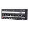 HA800S Headphone Amplifier 8 Channels Mono/Stereo Metal Stereo Headphone Amps Audio Amp. Ultra-compact 8-Channel Mini Audio Stereo Microphone AMP. with Power Adapter view 1