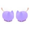 gingo 2PCS Portable Bluetooth Speakers, Mini Wireless Speakers with Clarity Stereo, Super Bass,TWS Pairing,Built-in Mic,40H Playtime,Rich Room-Filling Sound, Cute Pet Speaker (Purple) view 1