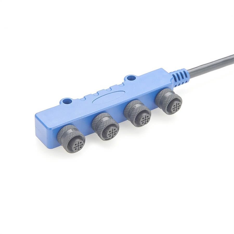 Marine Nmea 2000 Cable 4-Way Splitter Micro-C 4 Female to Male Cable Length 1 Meter