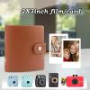 2Packs 52 Pockets Mini Photo Album for Fujifilm Instax Mini Instant Film(White+Brown) view 4