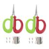 Fishing Scissors 2 Sets with Serrated Edge, Stainless Steel view 1