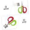 Fishing Scissors 2 Sets with Serrated Edge, Stainless Steel view 3