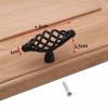 1Pcs Black Handle Single Hole Cabinet Drawer Knobs and Wardrobe Door view 2