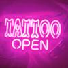 Pink Tattoo Open Neon Sign,LED Tattoo Neon Light with a Dimmable Switch,Arylic Tattoo Shop Sign Glow Banner for Tattoo Salon, Studio, Shop Plaque,12x 7" view 3