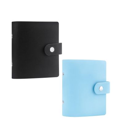 2Packs 52 Pockets Mini Photo Album for Fujifilm Instax Mini Instant Film(Black+Blue)
