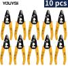 Fiber Optic FIS Stripper for stripping 125um 250um fiber coating Fiber Cable Tool (Color : 10pcs) view 2