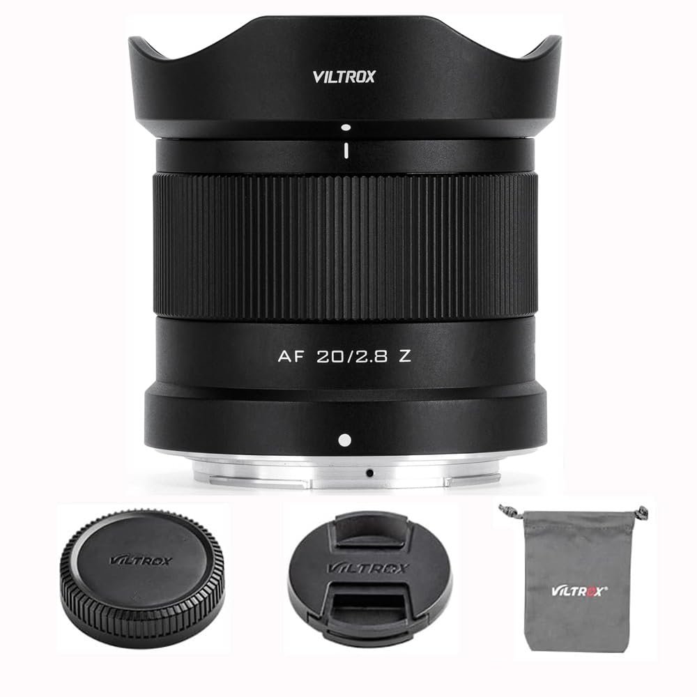 VILTROX AF 20mm f2.8 Z Full Frame Lens for Z Mount Camera,Wide Angle Auto Focus Lens for Nikon Z8 Z9 Z6 Z7 Z6 II Z7 II Z5 Z5 II