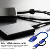 Adapter Cable, USB to Adapter, Female to USB Male Adapters, Type C Charger Cables Converters, Supports Charging Data Transmission, USB to Type C Adapter for Laptop Pc Charger view 4