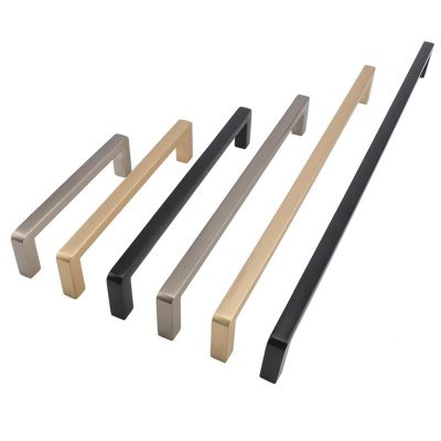 1Pcs Handle Modern Minimalist Kitchen Furniture Cabinet Drawer Pull Gold zinc Alloy Wardrobe Bedside Cabinet Locker Knob