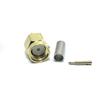 VOTON 10pcs SMA Male Crimp RF Connector Gold-Plating for RG316 RG174 Cable view 2