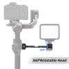 Andoer Universal Aluminum Alloy Gimbal Extention Bar Bracket Handheld Stabilizer Accessories with Threaded Holes 2 Cold Shoe Mounts Compatible with DJI Ronin S3/RS3 PRO/RS2/RSC2 Gimbal Stabilizer view 2
