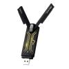 USB WiFi 6E AdapterAX5400Mbps Tri Band 2.4GHz/ 5GHz/6GHz Wireless Network Adapter for PCUSB 3.0Supports Windows 10/11, Black, WD-AXE5400F view 1