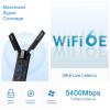 USB WiFi 6E AdapterAX5400Mbps Tri Band 2.4GHz/ 5GHz/6GHz Wireless Network Adapter for PCUSB 3.0Supports Windows 10/11, Black, WD-AXE5400F view 2