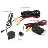 3in1 Backup Camera Kits, LED Car Rear View Parking Reversing Security Camera with One Buzzer,Two Radar Sensor HD Night Vision Waterproof for Truck SUV Van RV Parking view 4