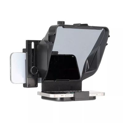 Portable Teleprompter for SLR Camera for Interview Shooting Host Internet Celebrity Durable Teleprompter with Remote Control (Color : Mobile phone, Size : 17.815.912.55cm) (Camera 17.8*15.9*12.55cm)