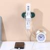 TITA-DONG Self Adhesive Power Strip Holder, Adhesive Punch Free Desktop Socket Fixer Wall Mount, Surge Protector Mount Punch Free Cable Management System for Kitchen Home Office Cable Management view 3